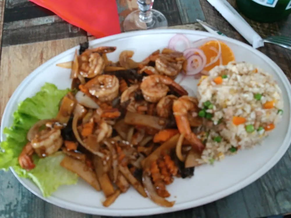 Crevettes Champignons Et Bambou